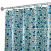 iDesign 72 in. H X 72 in. W Blue Rockz Shower Curtain PEVA