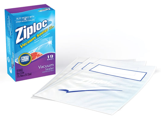 Simply Smart Zl19Pb3 1 Pint Ziploc® Vacuum Sealer Bag Refills 19 Count