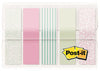 3M Post-it .47 in. W X 1.7 in. L Assorted Standard Flag 1 pad