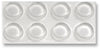 Ook 50660 1/2" Clear Round Bumpers (Pack of 12)