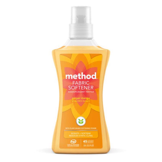 Method Ginger Mango Scent Fabric Softener Liquid 53.5 oz. 1 pk (Pack of 4)
