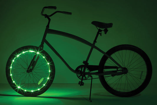 Brightz WheelBrightz LED Bicycle Light Kit ABS Plastic/Polyurethane 1 pk