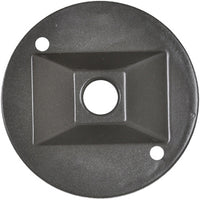 Weatherproof Round Lampholder Cover, Bronze