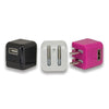 FoneGear Assorted 1 Port Wall Adapter w/ Foldable Plug 1 Port Adapter For Universal (Pack of 12)