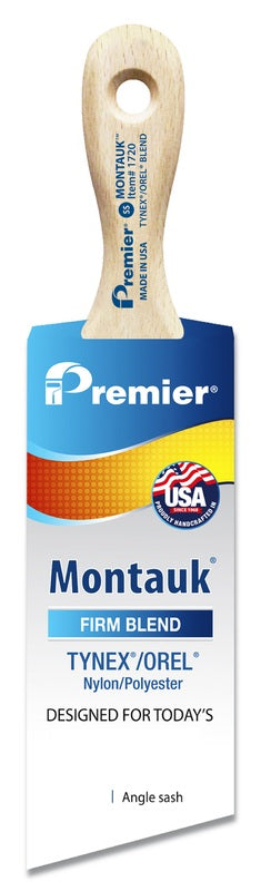 Premier Montauk 2-1/2 in. W Angle Sash Paint Brush (Pack of 6)