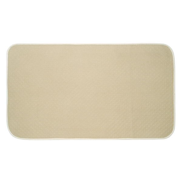 iDesign 31 in.   W X 18 in.   L Wheat Polyester Dry Mat
