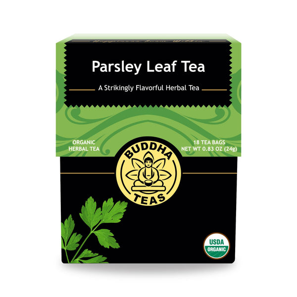 Buddha Teas - Organic Tea - Parsley Leaf - Case of 6 - 18 Count (Pack of 6)