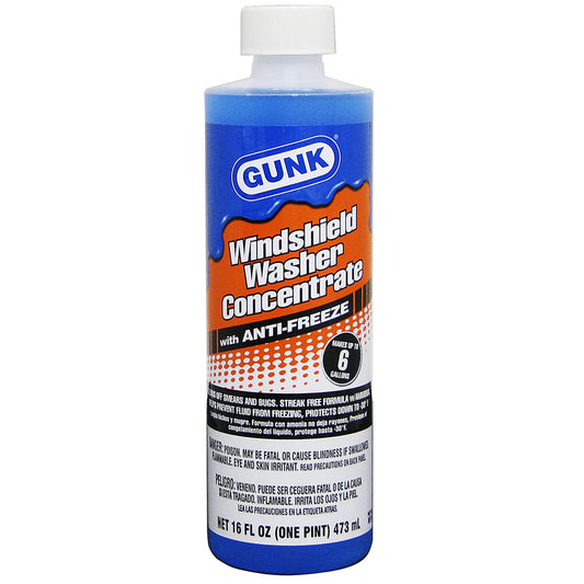 Gunk -30 F Windshield Washer Concentrate 16 oz (Pack of 12)