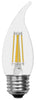 GE Lighting 43256 5.5 Watt E26 CAM Clear Daylight LED Dimmable Refresh HD Light Bulbs 4 Count
