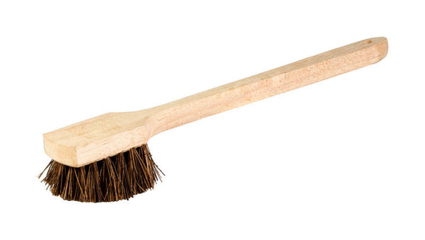 SCRUB BRUSH 20" BROWN