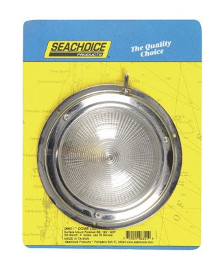 Luz de techo para cabina Seachoice de 12 V, 1-5/8 pulg. de alto y 4 pulg. de diámetro