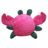 Cycle Dog Fuchsia/Grey Fuzzies Crab Dog Toy 1 pk