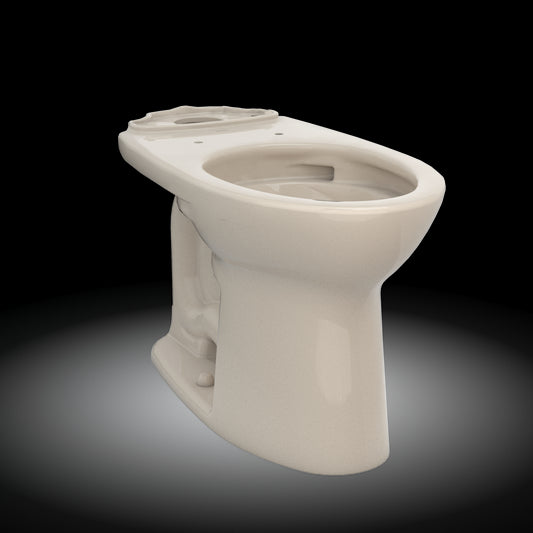 TOTO® Drake® Elongated TORNADO FLUSH® Toilet Bowl with CEFIONTECT®, Bone - C776CEG#03