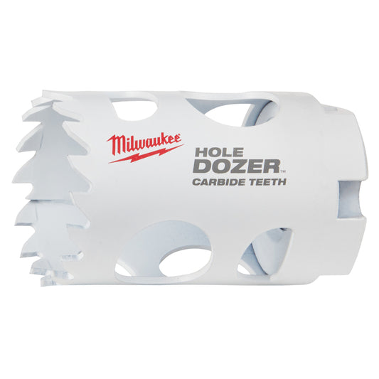 Milwaukee  Hole Dozer  1-3/8 in. Dia. x 2-1/8 in. L Carbide Tipped  Hole Saw  1/4 in. 1 pc.
