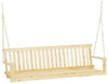 Jack Post 5 Ft 2 Person Brown Wood Traditional Porch Swing