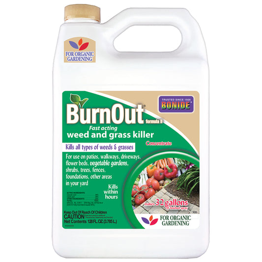 Bonide BurnOut Grass & Weed Killer Concentrate 128 oz (Pack of 4)