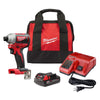 Milwaukee M18 18 V 3400 RPM Brushless Impact Kit with Battery and Charger
