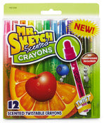 Mr. Sketch 1951200 Mr. Sketch Scented Twistable Crayons Assortment 12 Count