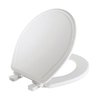 Mayfair  Slow Close Round  White  Molded Wood  Toilet Seat