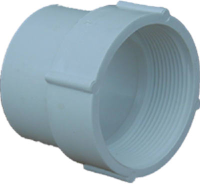 PVC Female Adapter Sewer & Drain, 6-In.