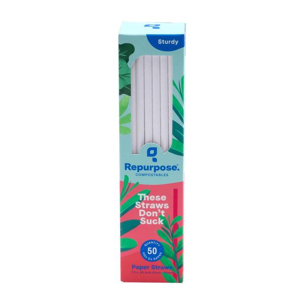 Repurpose - Straws Paper - Case of 20 - 50 CT (Pack of 20)
