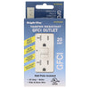 Bright-Way 20 amps 125 V White GFCI Outlet 1 pk