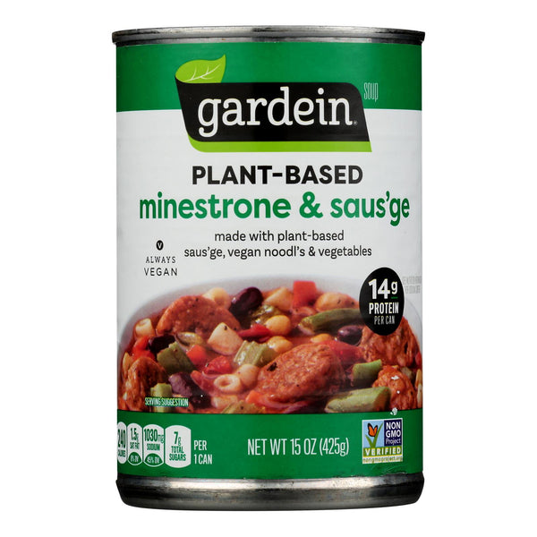 Gardein - Sopa Minestrone a base de plantas - Caja de 12-15 oz