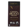 Green & Black's 85% Cacao Dark Chocolate - Case of 10 - 3.17 OZ