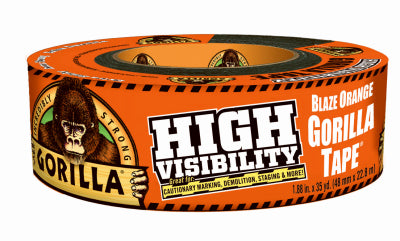 Gorilla 1.88 in. W X 35 yd L Blaze Orange High-Visibility Duct Tape