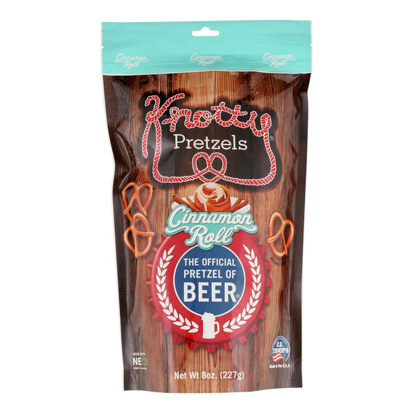 Pretzels nudosos - Pretzels con canela - Caja de 12 de 8 oz