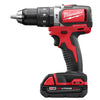 Milwaukee M18 18 volt Brushless Cordless Hammer Drill/Driver Kit 1/2 in. Ratcheting 1800 rpm