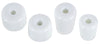 National Hardware Rubber White Door Stop Tip Kit Set Mounts to door and wall