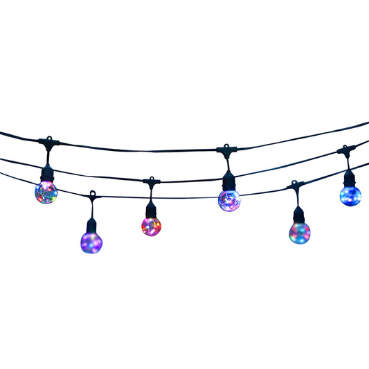 Living Accents LED G60 LED Light String Multicolored 12 6 lights (Pack of 4)