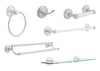 Bath Unlimited 127733 18" Polished Chrome Finish  Jamestown™ Towel Bar                                                                                