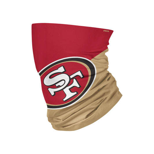 Foco San Francisco 49ers Gaiter Scarf Face Mask 1 pk