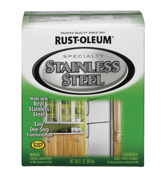 Rust-Oleum Metallic Stainless Steel Paint Kit 1 qt.