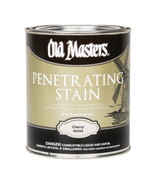 Old Masters Semi-Transparent Cherry Oil-Based Penetrating Stain 1 qt