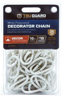 Decorator Chain, White, 10-Ft.