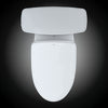 TOTO® Drake® Transitional WASHLET®+ Two-Piece Elongated 1.28 GPF Universal Height TORNADO FLUSH® Toilet with S550e Bidet Seat, Cotton White - MW7863056CEFG.10#01