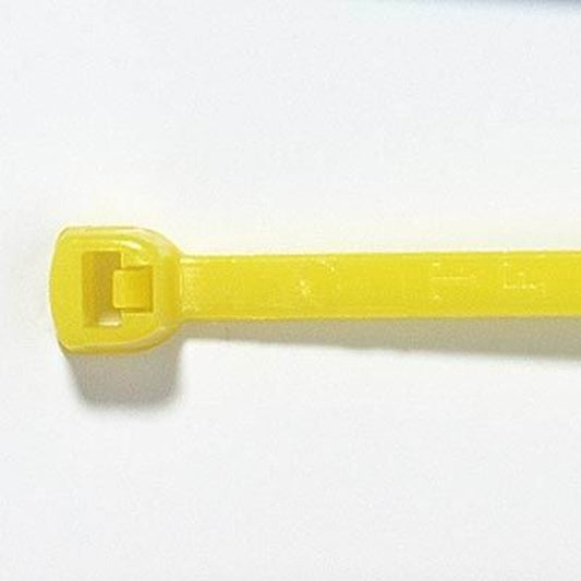 Black Point Products 7.5 in. L Yellow Cable Tie 100 pk