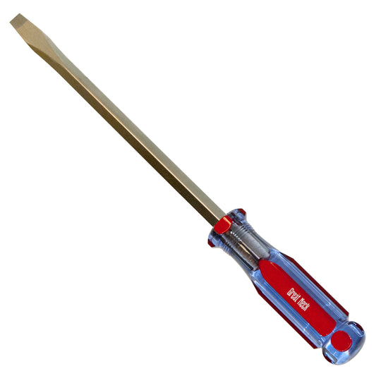 Great Neck A-Series 3/8 in. S X 8 in. L Slotted  Screwdriver 1 pc