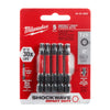 Milwaukee Shockwave Torx T25 X 2 in. L Screwdriver Bit Steel 5 pk
