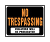 Hy-Ko English No Trespassing - Violators will be Prosecuted Sign Plastic 15 in. H x 19 in. W (Pack of 5)