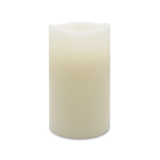 Matchless Darice Ivory Vanilla Honey Scent Pillar Flameless Flickering Candle 7 in. H x 3.8 in. Dia. (Pack of 4)