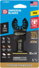 Imperial Blades One Fit 3-1/2 in. L Titanium-Coated Bi-Metal Carbide Tooth Oscillating Blade 2 pk