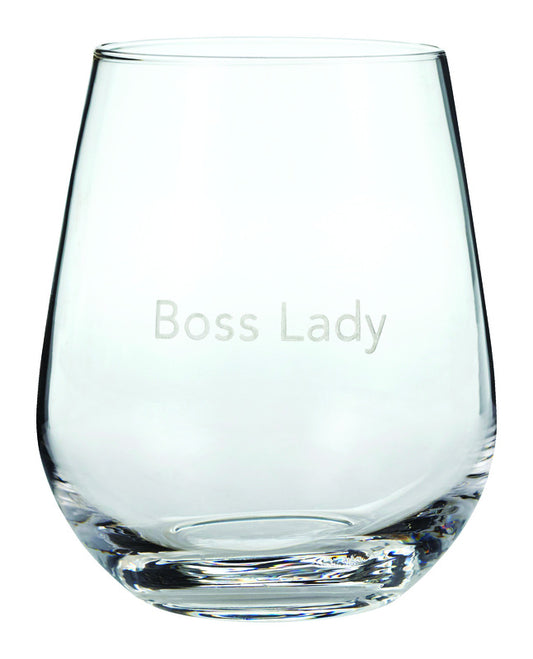 Hallmark Boss Lady Drinking Glass Glass 1 pk (Pack of 2)