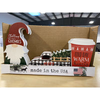 P. Graham Dunn Assortment Tabletop Shape Christmas Decor (Pack of 9)