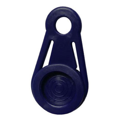 Broches para lona PP, azules, paquete de 4