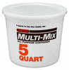 Leaktite Clear 5 qt Multi-Mix Container