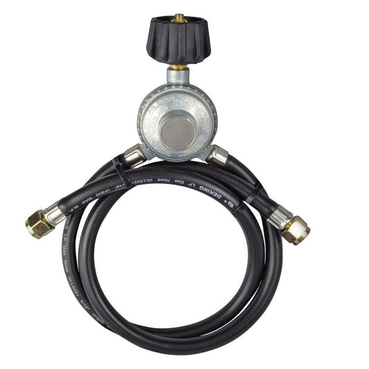 Mr. Heater 3/8 in. D X 22 in. L Brass/Plastic Two Output Hose Assembly and Regulator